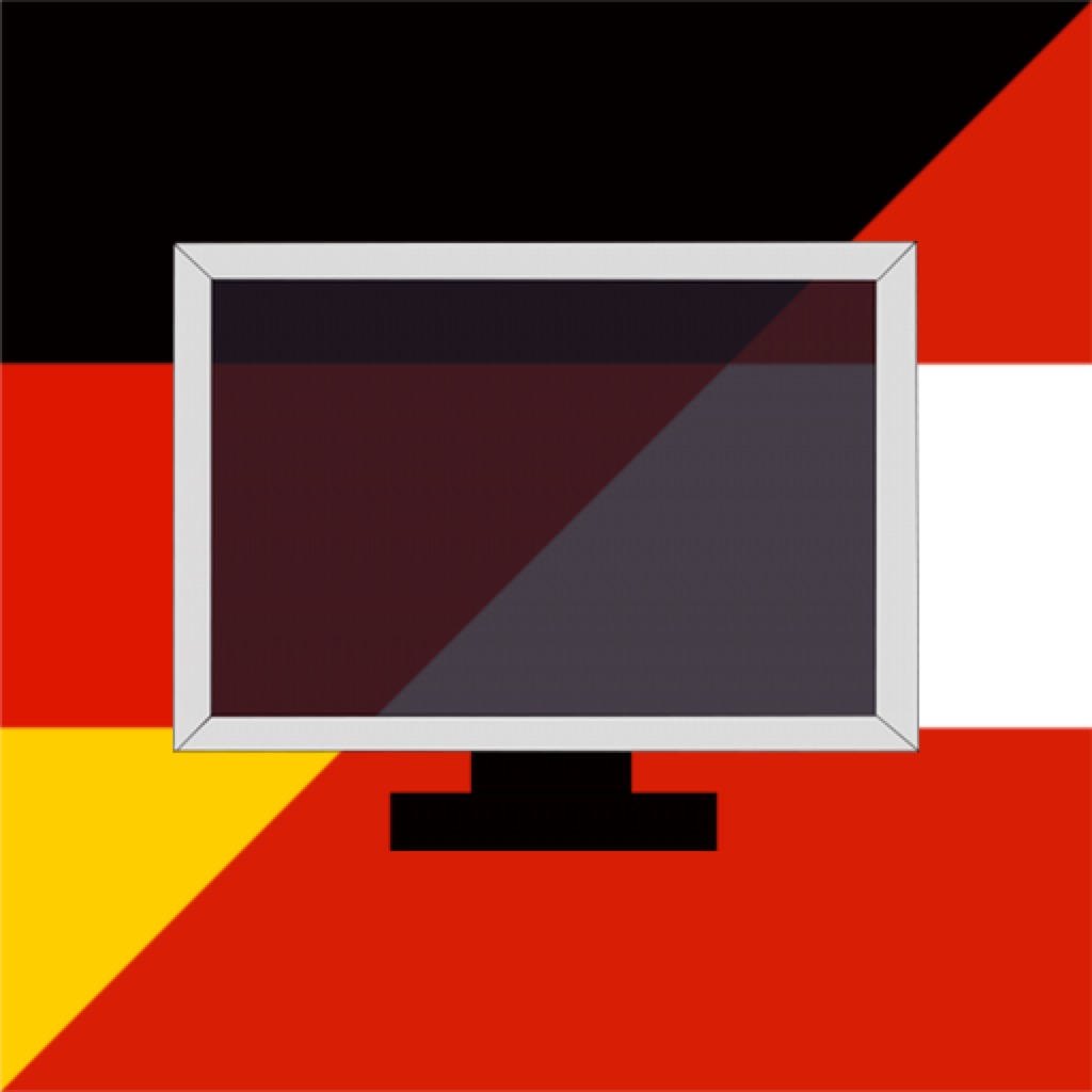 German TV app icon