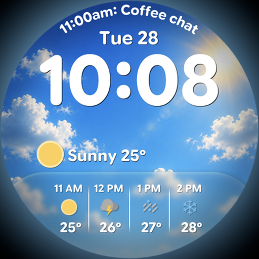 Digital Weather 3 - Watch face Google Play icon captured 2026-08-12