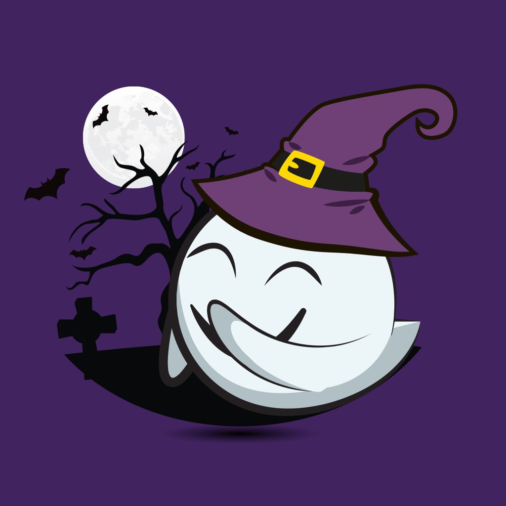 Cute Halloween Ghost - Sticker Pack for iMessage app icon