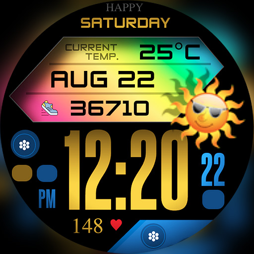 h1102 Gradient King Watch Face Google Play icon captured 2026-08-13