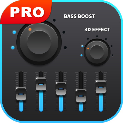 Bass Booster & Equalizer PRO Google Play icon captured 2026-08-12
