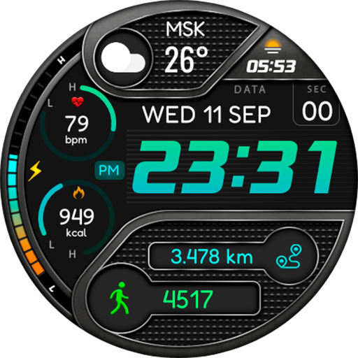 Digital Berulyk Watch Face Google Play icon captured 2026-08-14