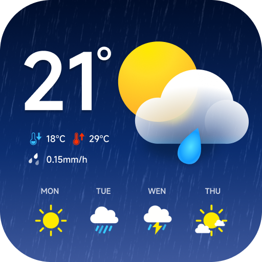 Clima: Radar e widgets ao vivo Google Play icon captured 2026-08-15