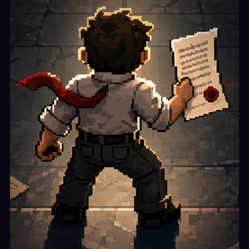 Exit Interview: Roguelike RPG app icon captured 2026-08-12