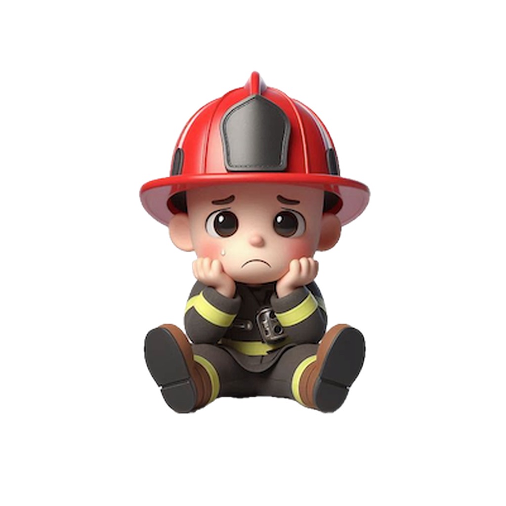Sad Fireman Stickers app icon