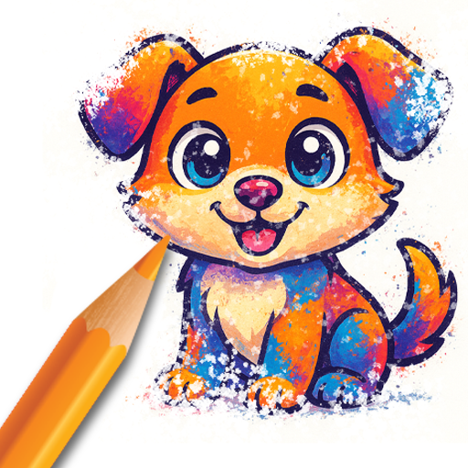 Pop Color: Painting & Coloring Google Play icon captured 2026-08-12
