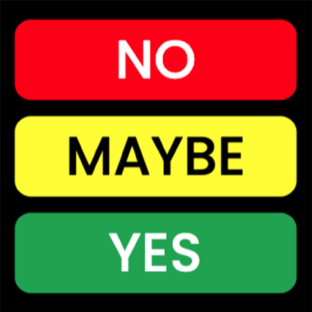 NoMaybeYes app icon
