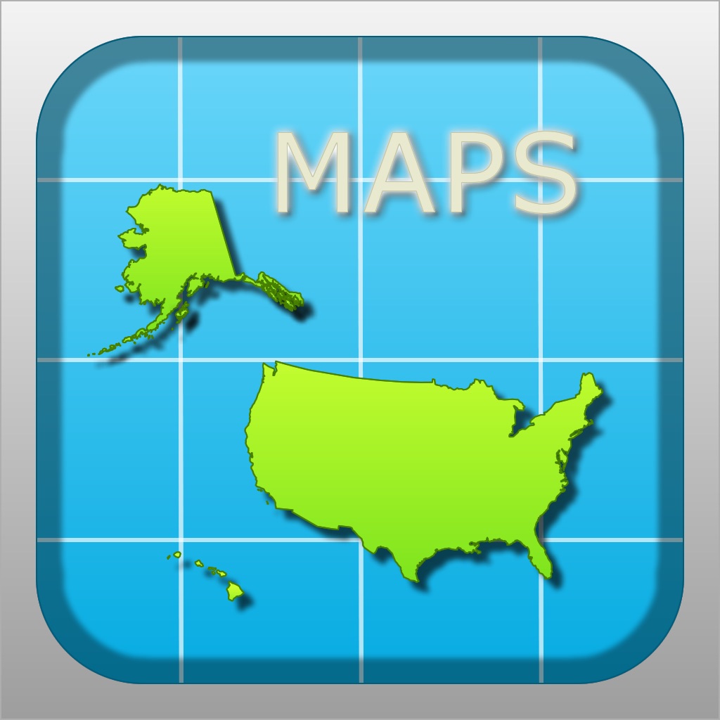 USA Pocket Maps Pro app icon