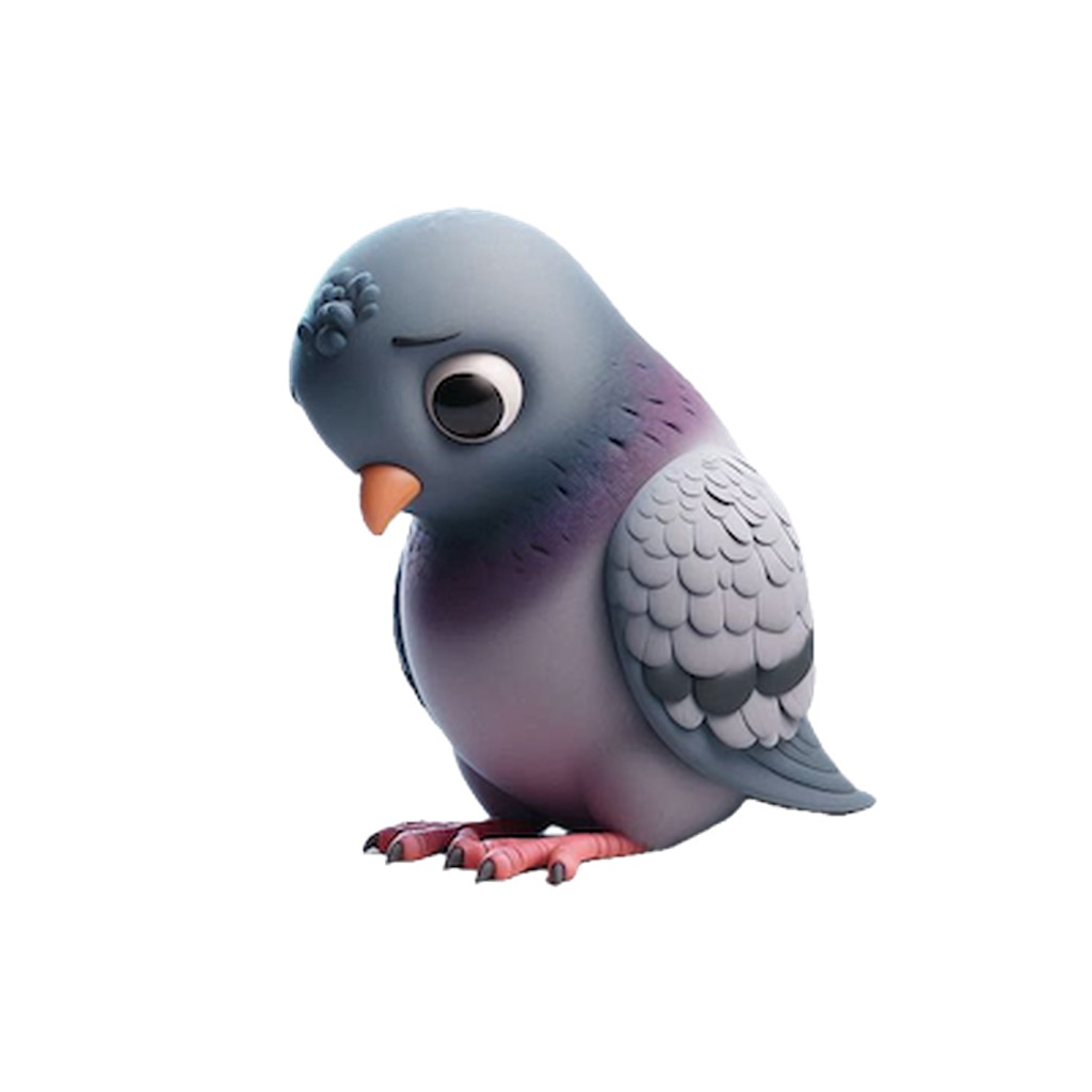 Sad Pigeon Stickers app icon