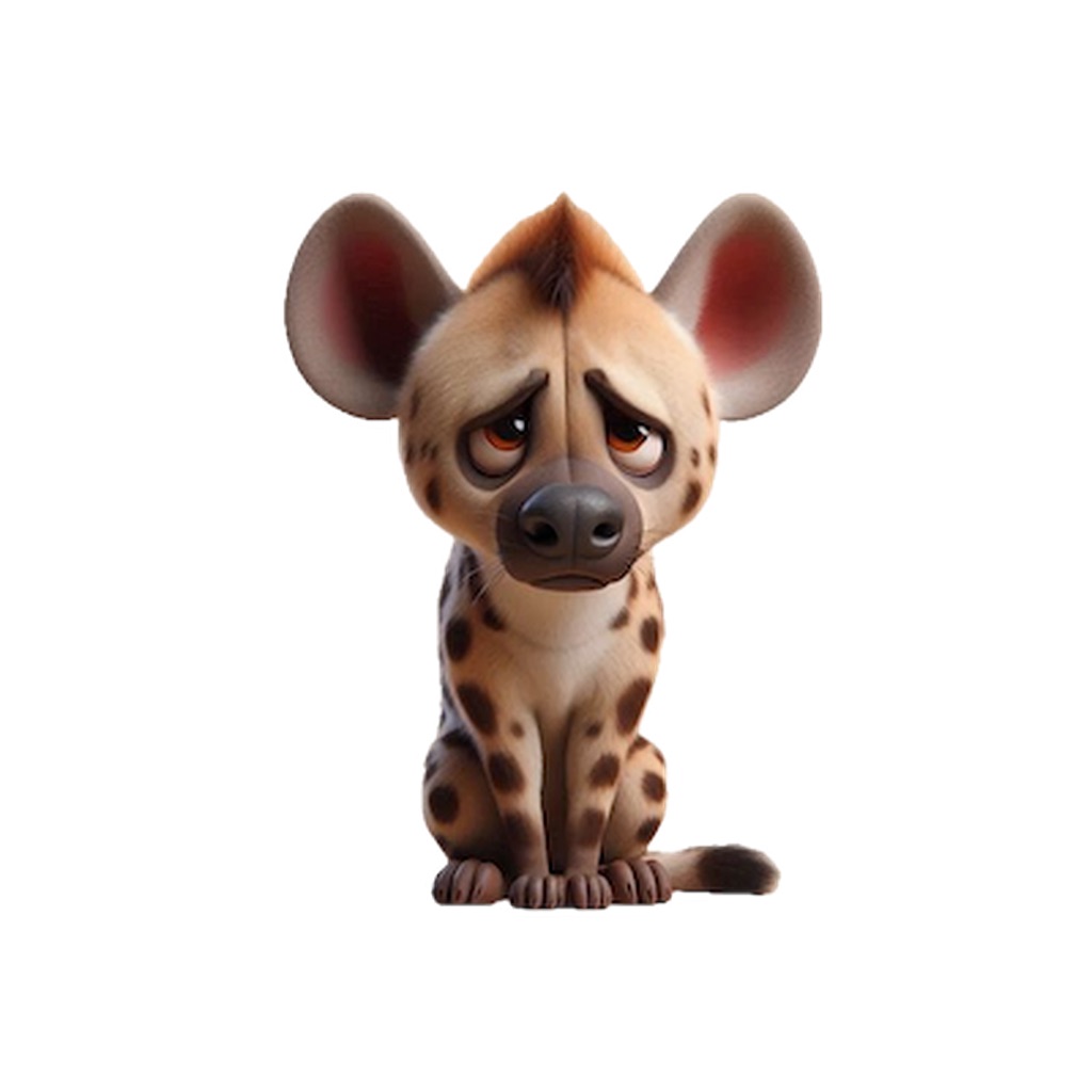 Sad Hyena Stickers app icon