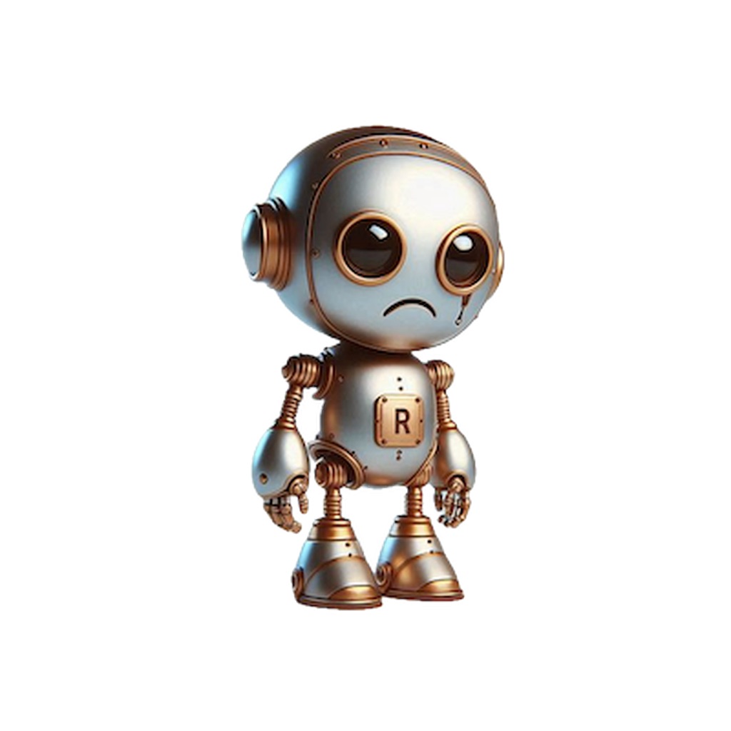Sad Robot Stickers app icon