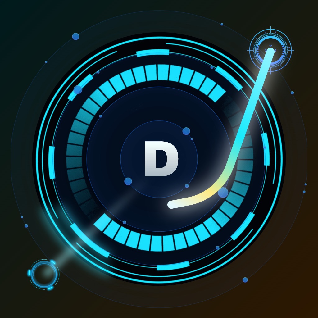 DJ Music Mixer - DMixer app icon captured 2026-08-12