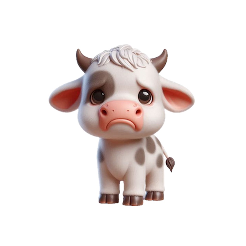 Sad Calf Stickers app icon