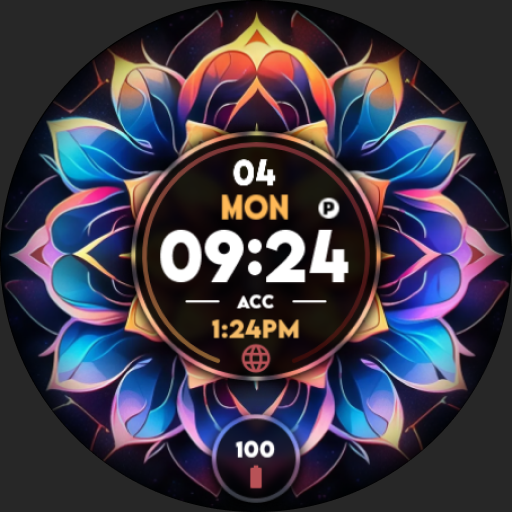 Kaleidoscope Watch Face Google Play icon captured 2026-08-13