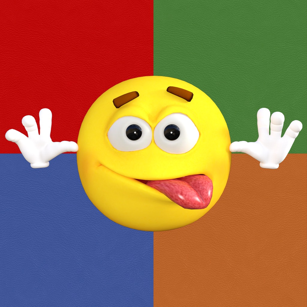 Funny Emoji Stickers app icon captured 2026-08-12
