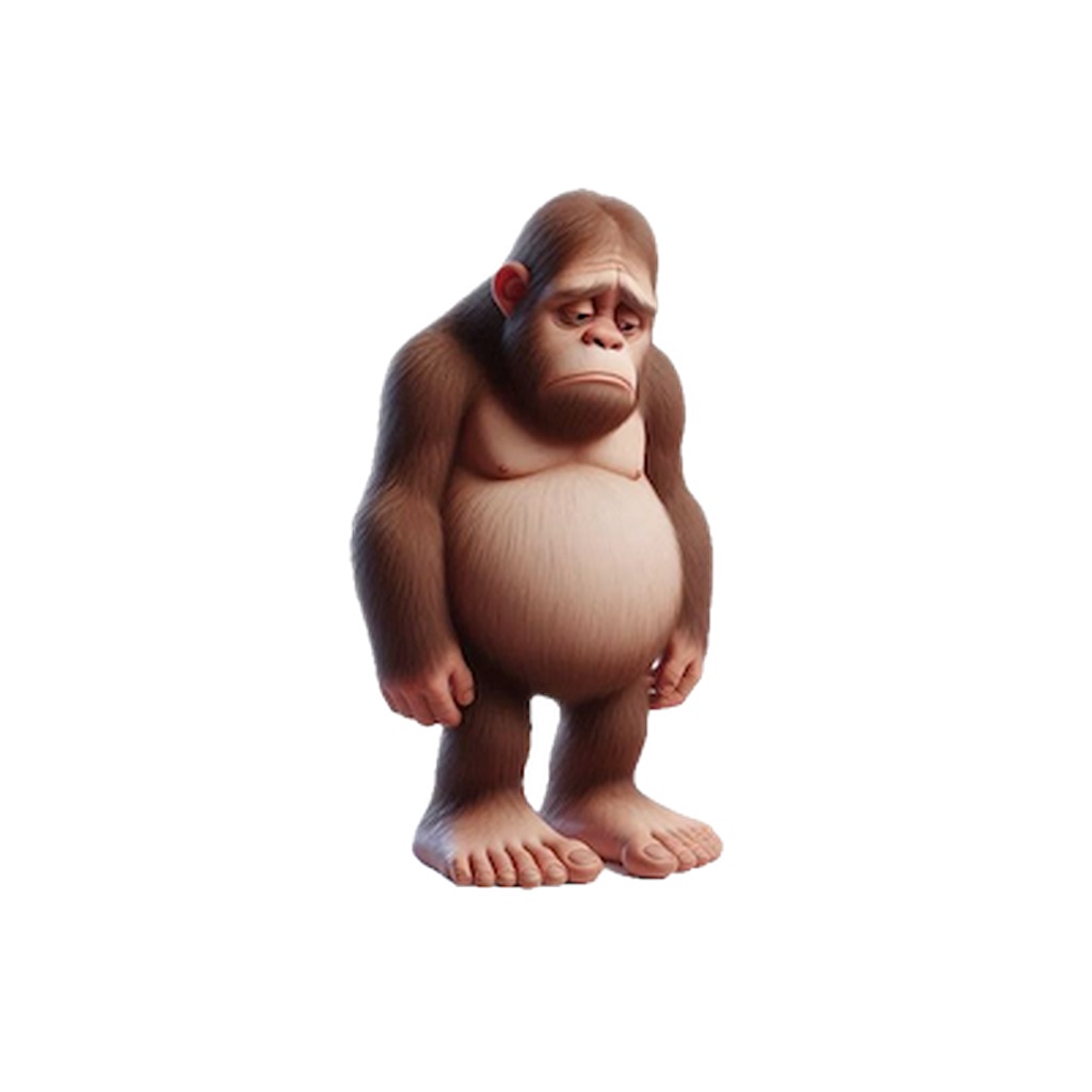 Sad Bigfoot Stickers app icon