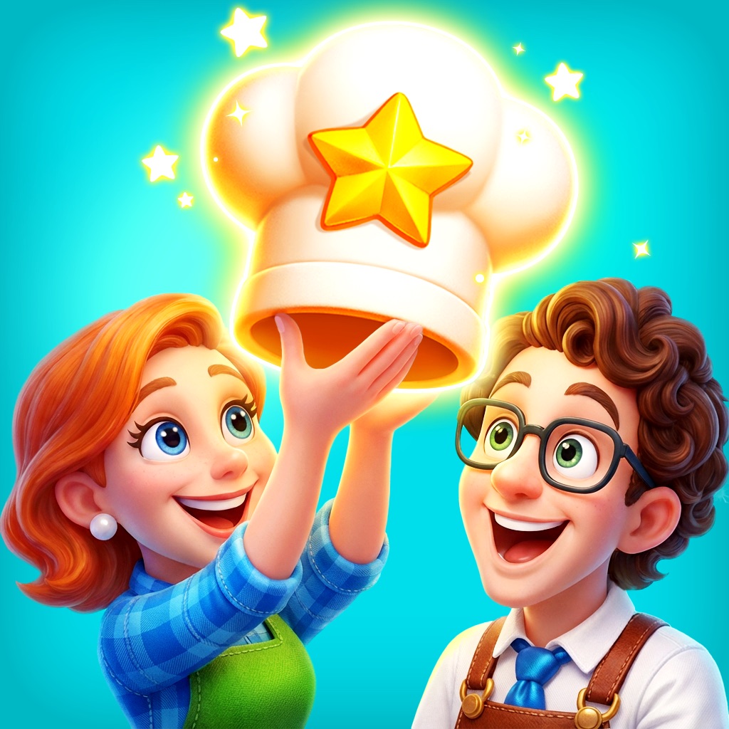 Foodstars: Merge & Cook app icon