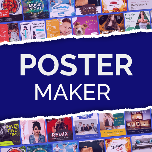 Poster Maker - Flyer maker Google Play icon captured 2026-08-14