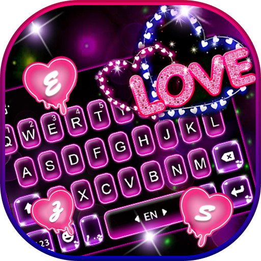 Neon Love Theme Google Play icon captured 2026-08-12