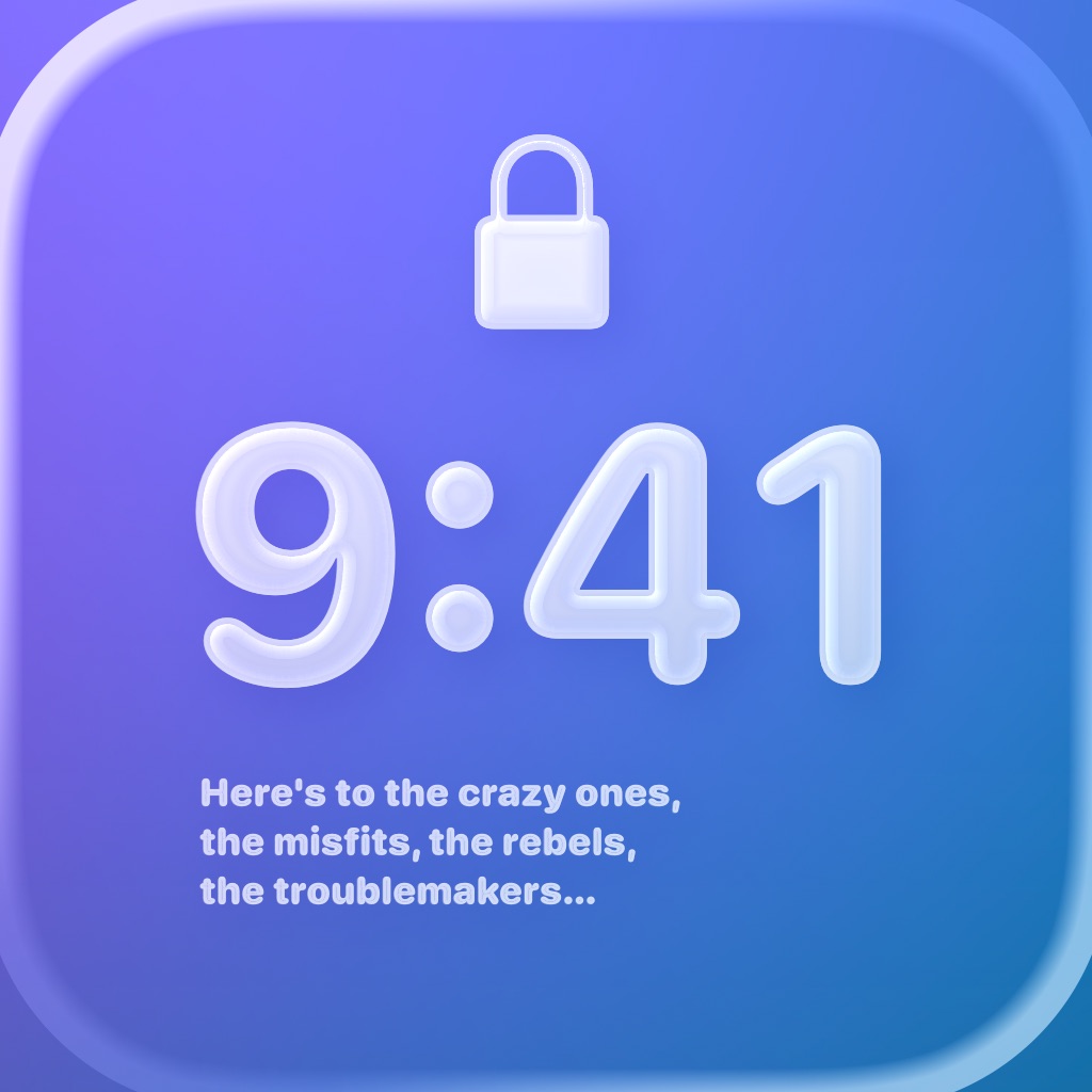 Any Text · Widgets app icon
