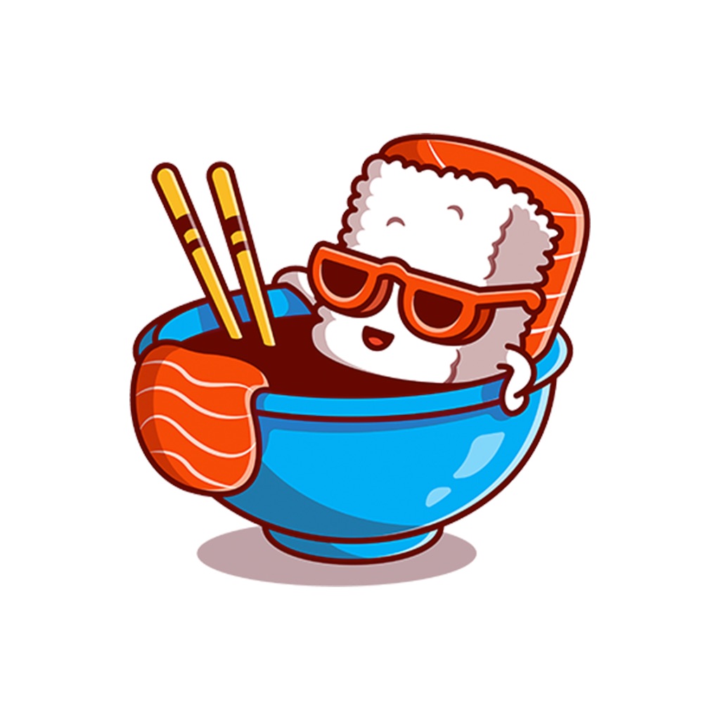 Sushi Japan GIF Stickers app icon