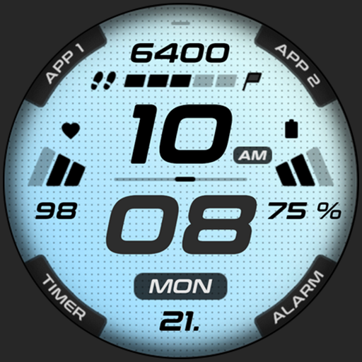 SPORT xR: Watch face Google Play icon captured 2026-08-12