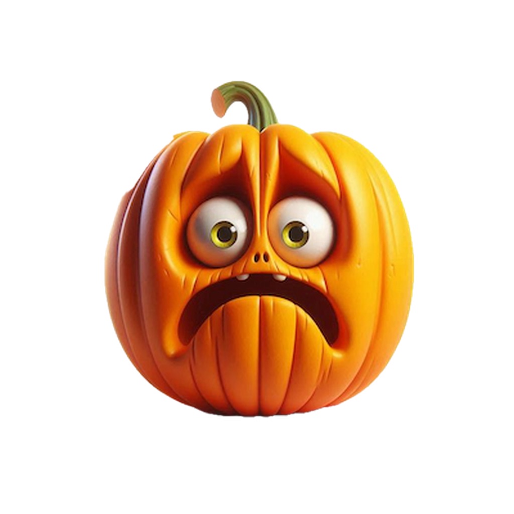 Sad Pumpkin Stickers app icon