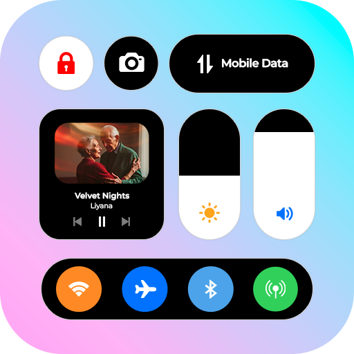 iOS Control Center - Panel Google Play icon captured 2026-08-12