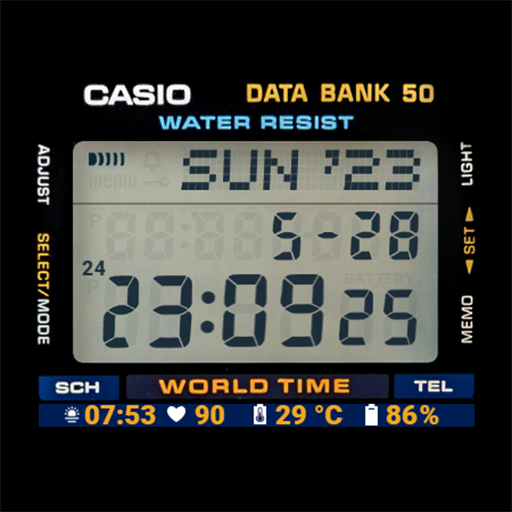 CASIO Data Bank Watch Face Google Play icon captured 2026-08-13