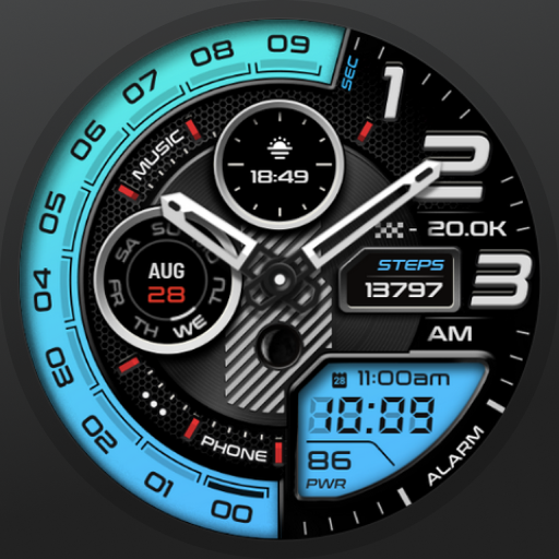 ULTRA Hybrid watch face Google Play icon captured 2026-08-13