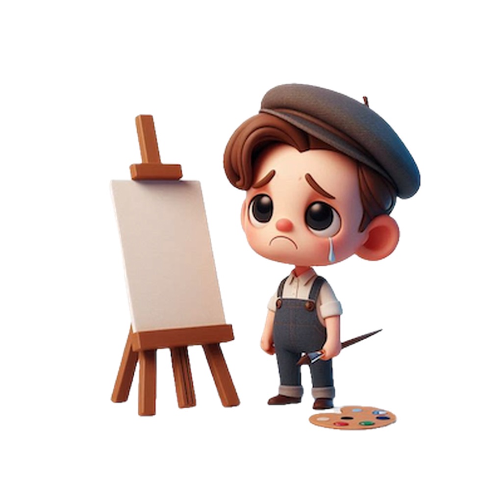Sad Artist Stickers app icon
