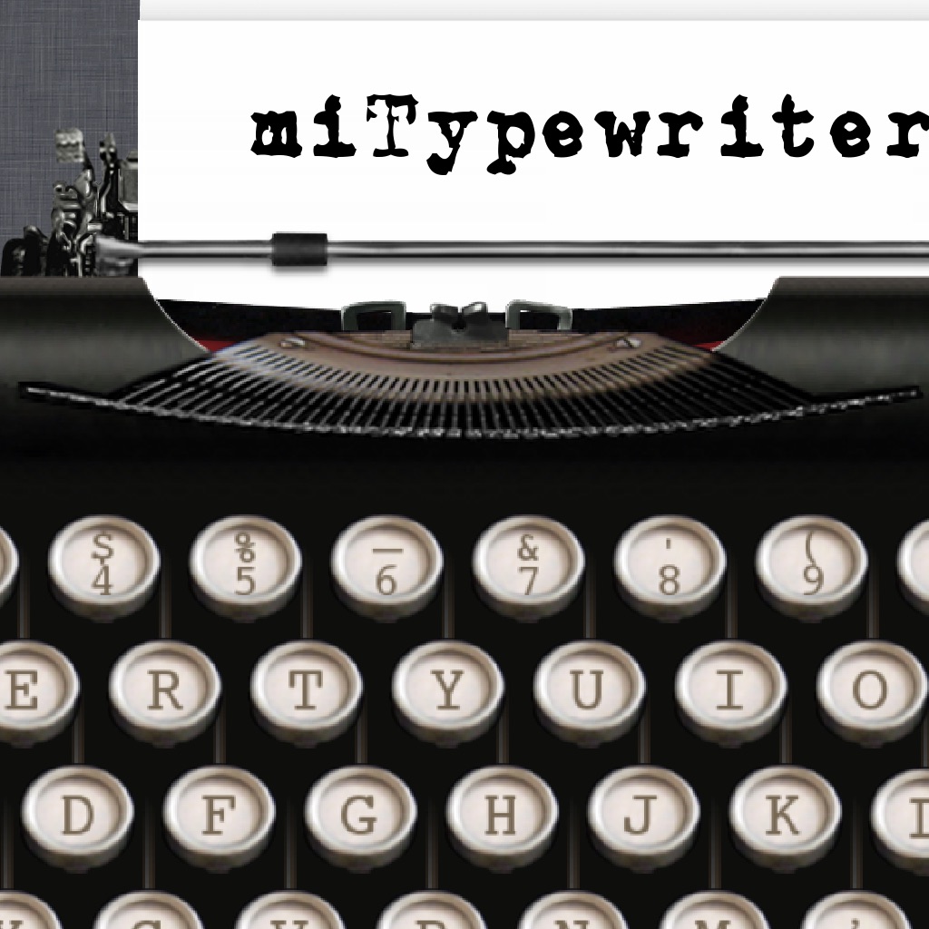 miTypewriter for iPad app icon