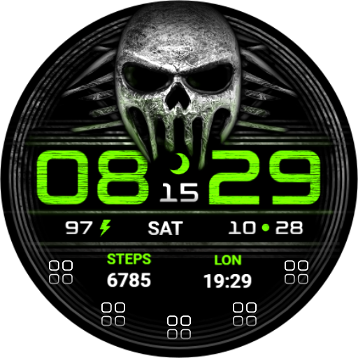 NW Skull Wear OS Watch Face Google Play icon captured 2026-08-13
