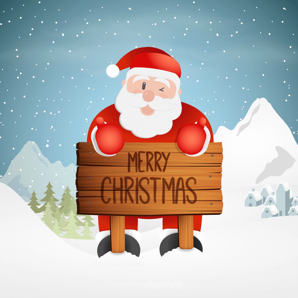 Merry Christmas & New Year GIF app icon