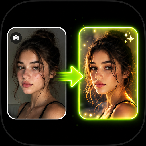 PicTok : AI Photo Generator Google Play icon