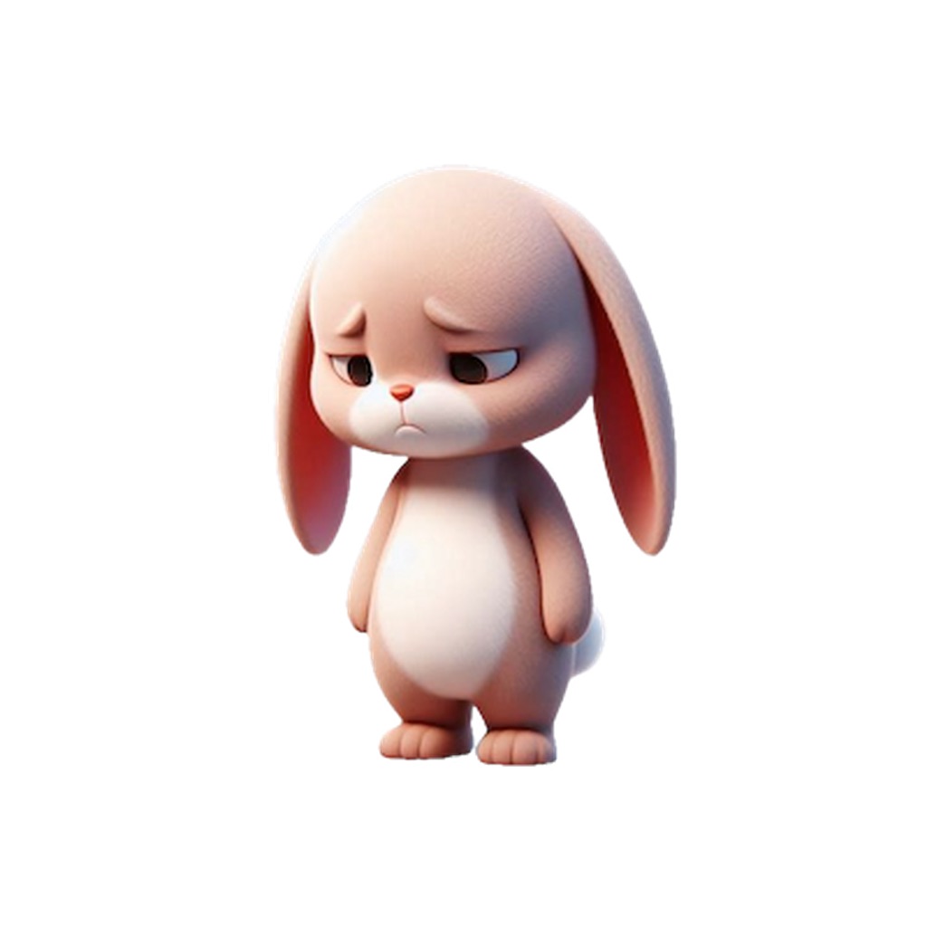 Sad Bunny Stickers app icon