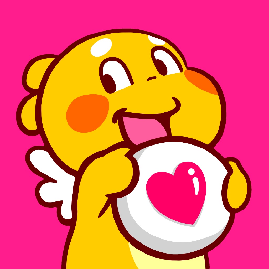 QooBee Agapi Stickers app icon