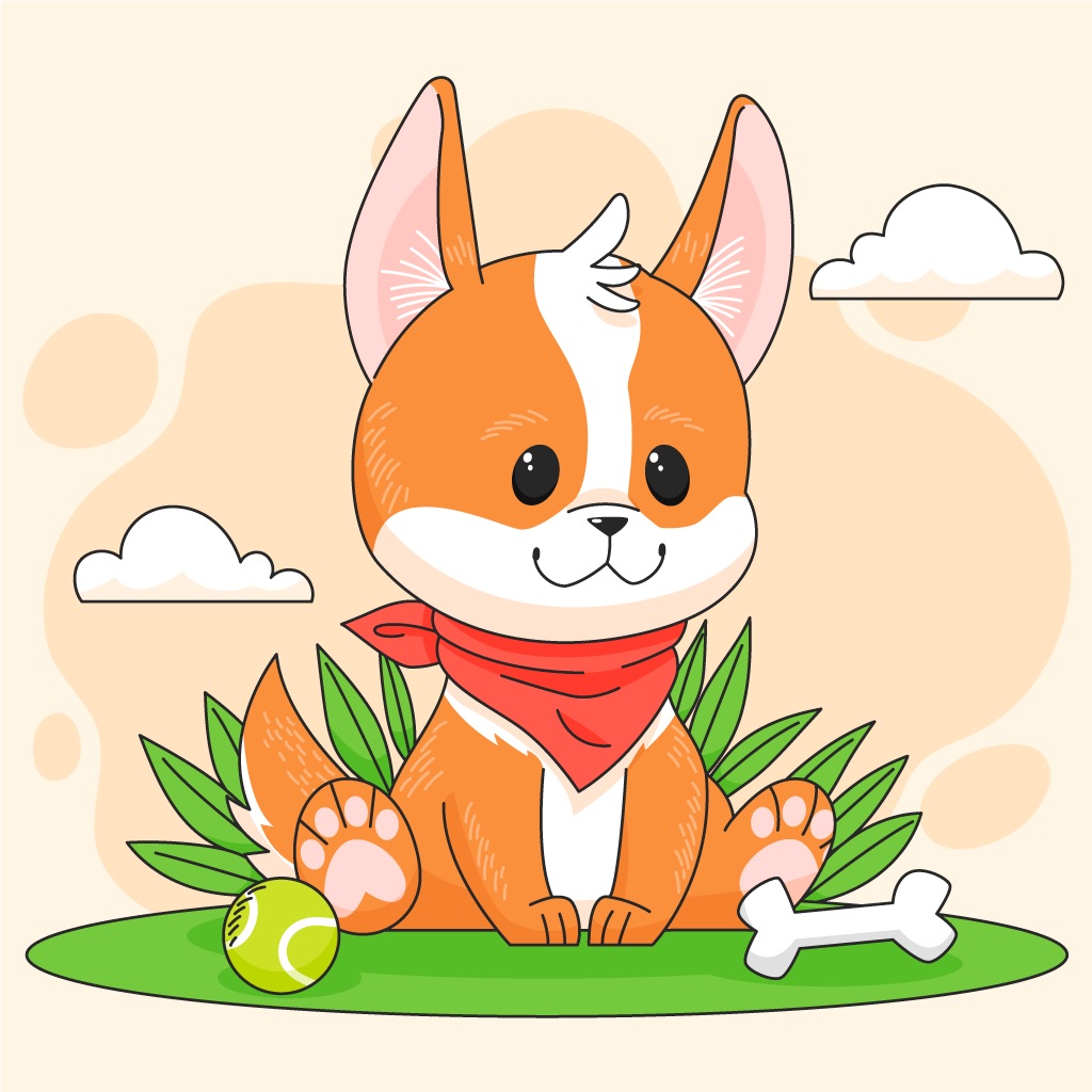 Lucky Dog Animated Stickers app icon
