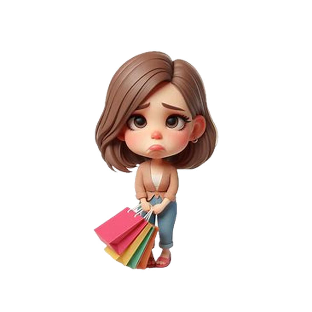 Sad Shopper Stickers app icon