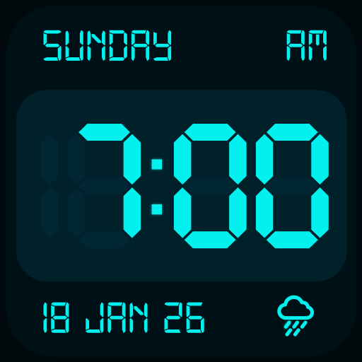 Alarm Clock Launcher Google Play icon captured 2026-08-12