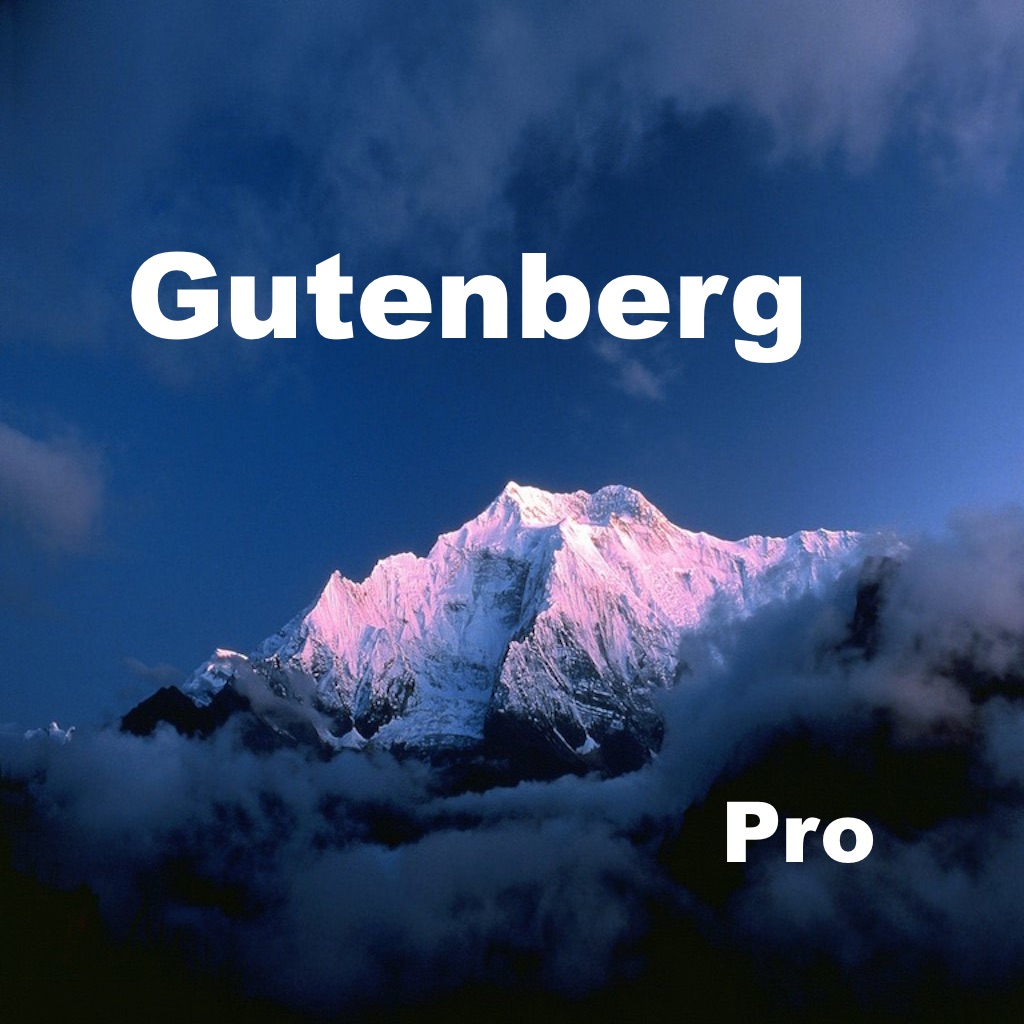 Gutenberg Book Reader app icon captured 2026-08-14