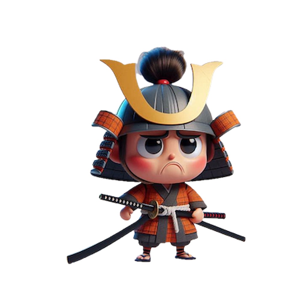Sad Samurai Stickers app icon