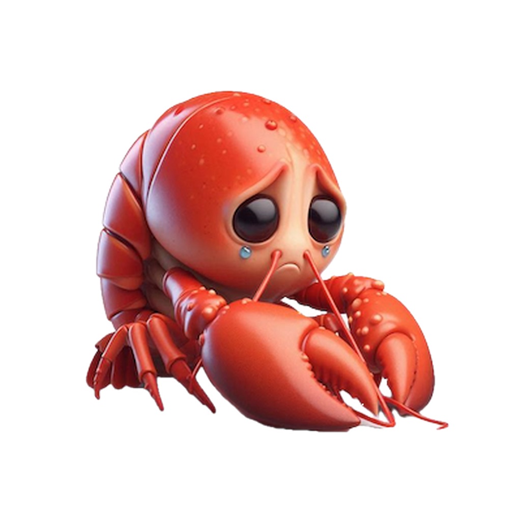 Sad Lobster Stickers app icon