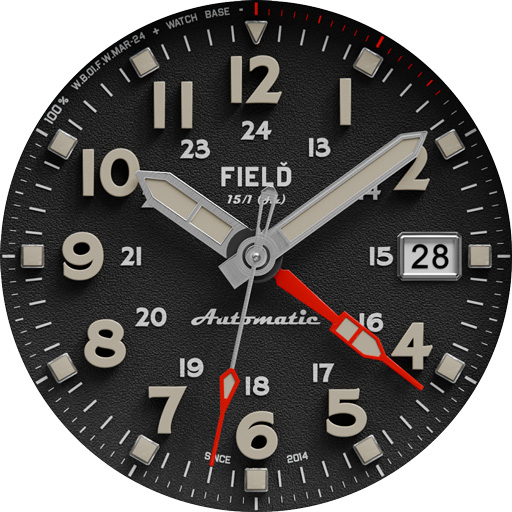 Military FIELD watch face Google Play icon captured 2026-08-13