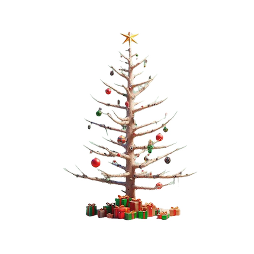 Sad Christmas Tree Stickers app icon
