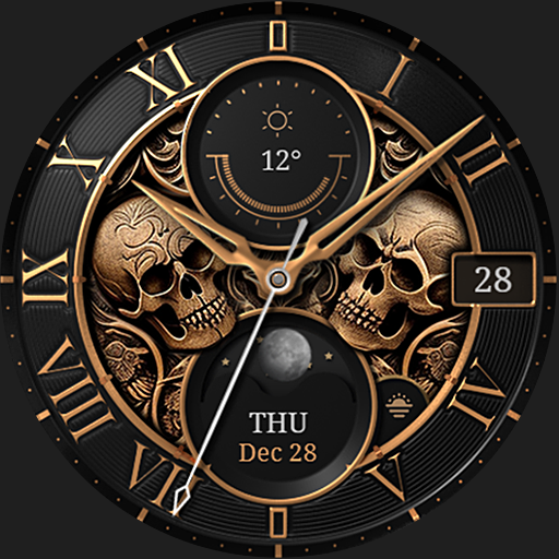 S4U Mystique - Gold watch face Google Play icon captured 2026-08-13