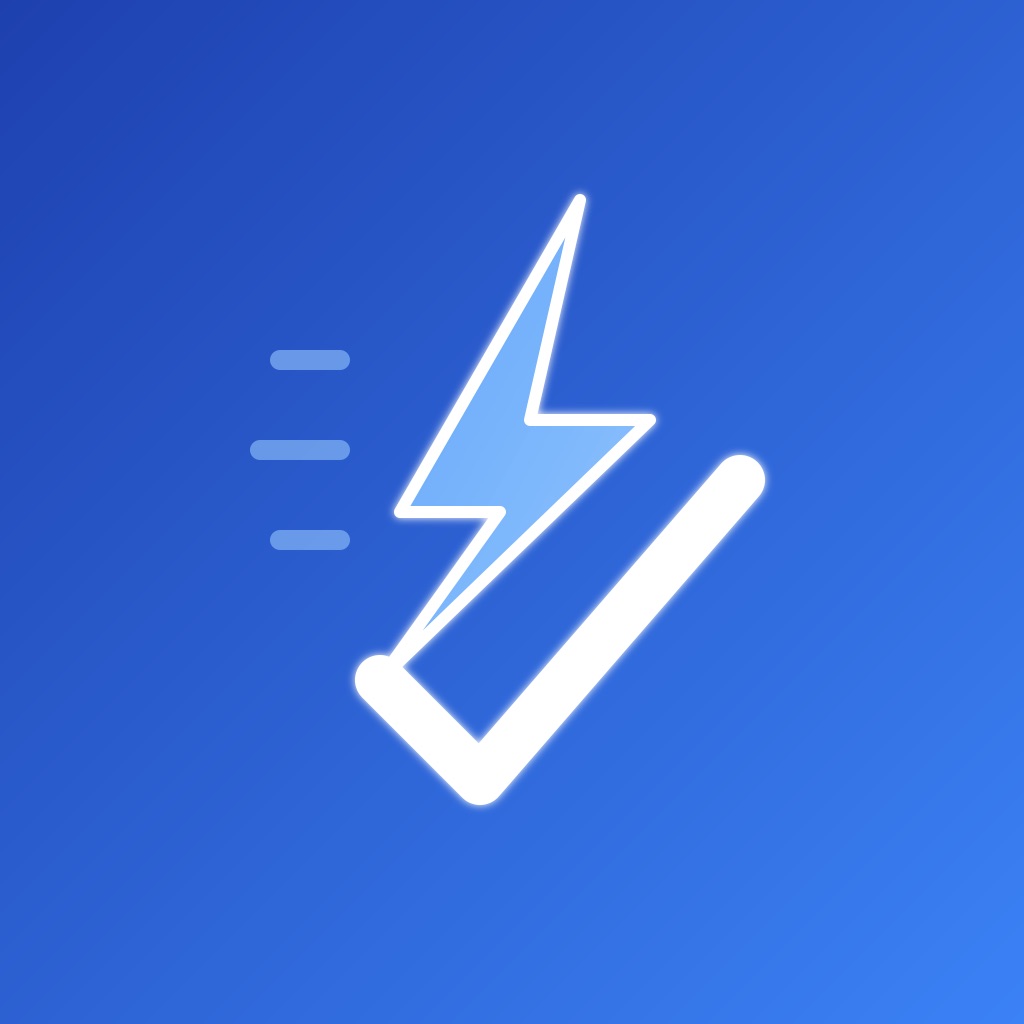 Blue Productivity app icon captured 2026-08-14