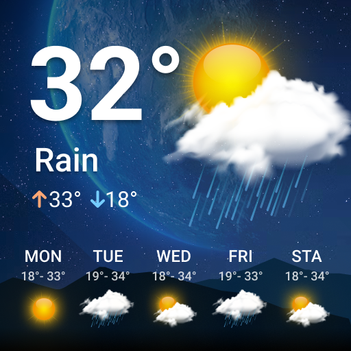 Clima e notícias locais, Radar Google Play icon captured 2026-08-12