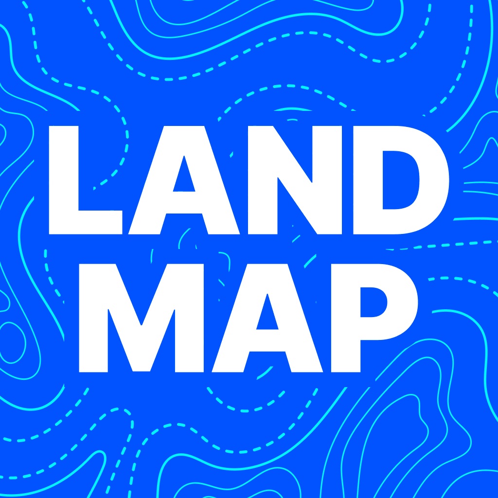 LandMap Property Line Finder app icon captured 2026-08-12