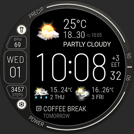 Weather watch face W8.5 Google Play icon captured 2026-08-12